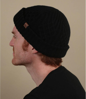 bonnet docker noir torsade Mallard Beanie black